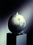 Vase with crystal glaze - H:32cm
